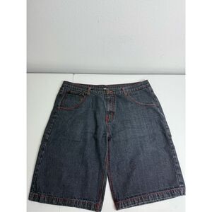 Vintage Brooklyn Basement Baggy Old Skool Denim Shorts Jorts Size 44 Blue Gray